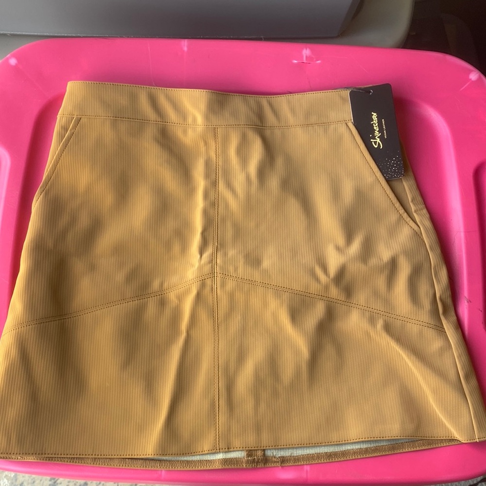 Vegan Leather Mini Skirt